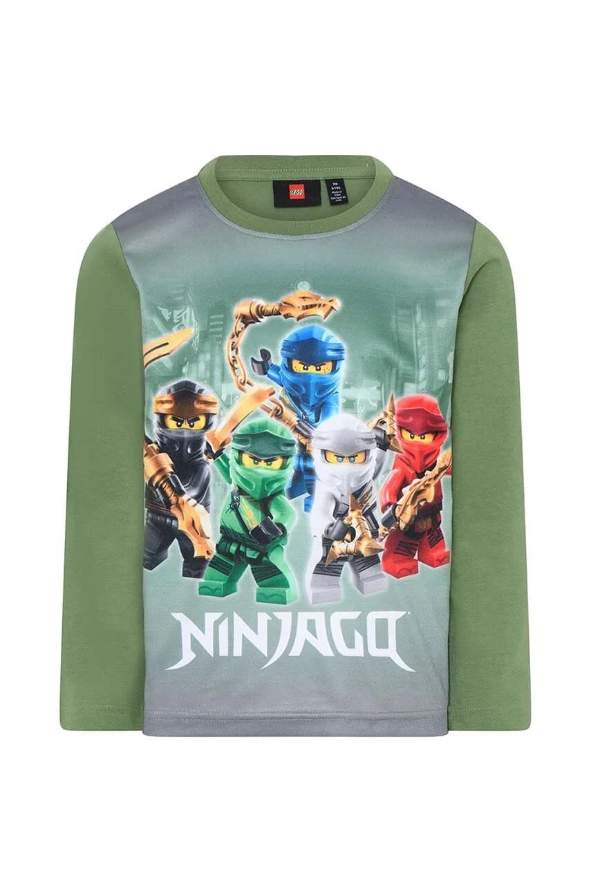 Детская хлопковая рубашка с длинным рукавом