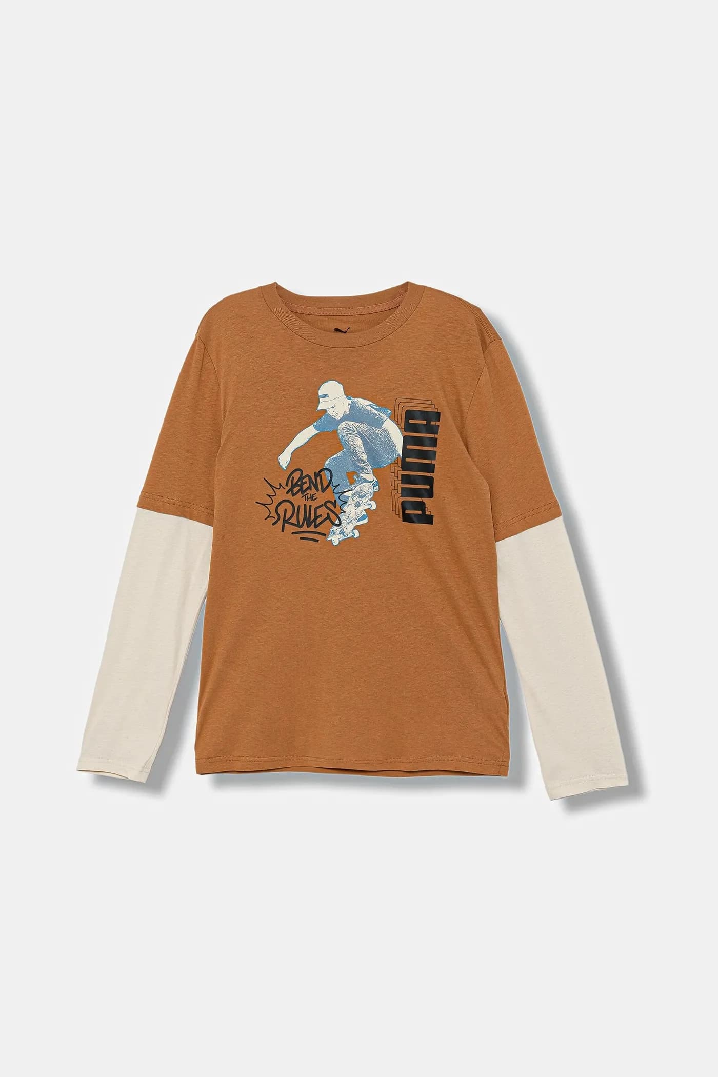 Детская хлопковая рубашка с длинным рукавом MID90s Layered Longsleeve B