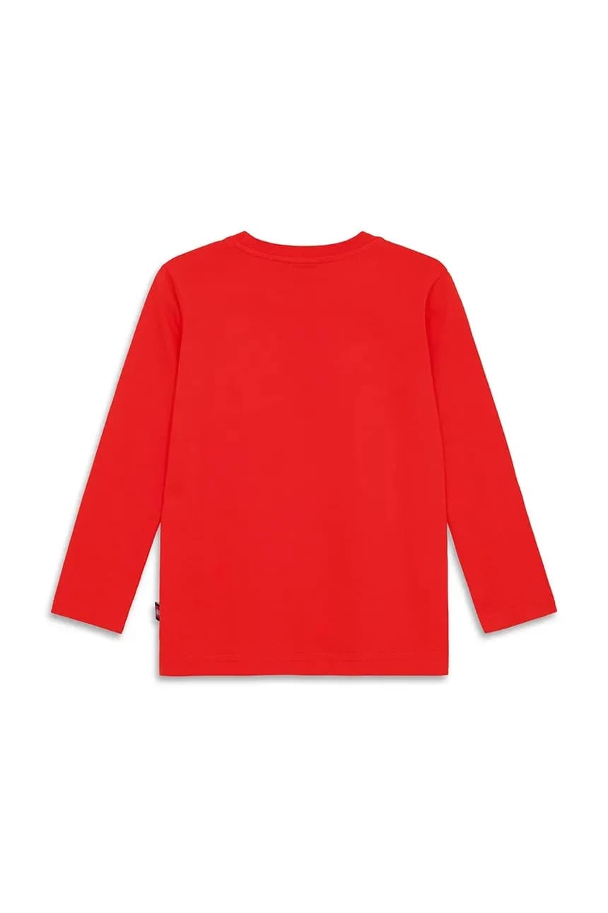 Детский хлопковый лонгслив LWTAFFY 622 - фото 2