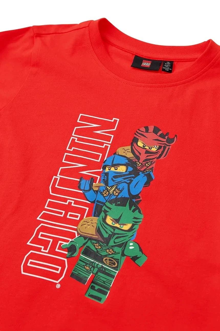 Детский хлопковый лонгслив LWTAFFY 622 - фото 3