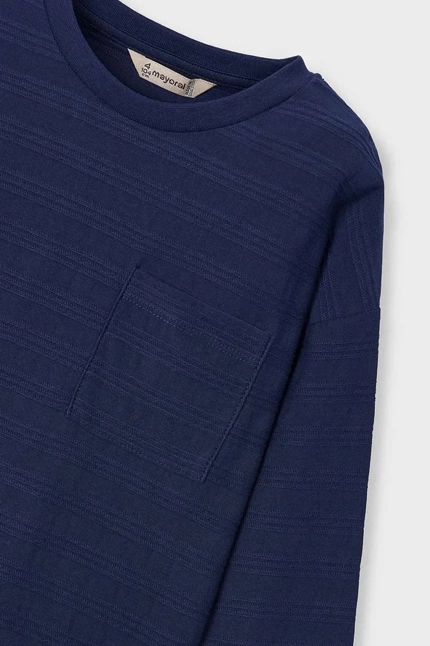 Детская хлопковая рубашка с длинным рукавом - фото 3