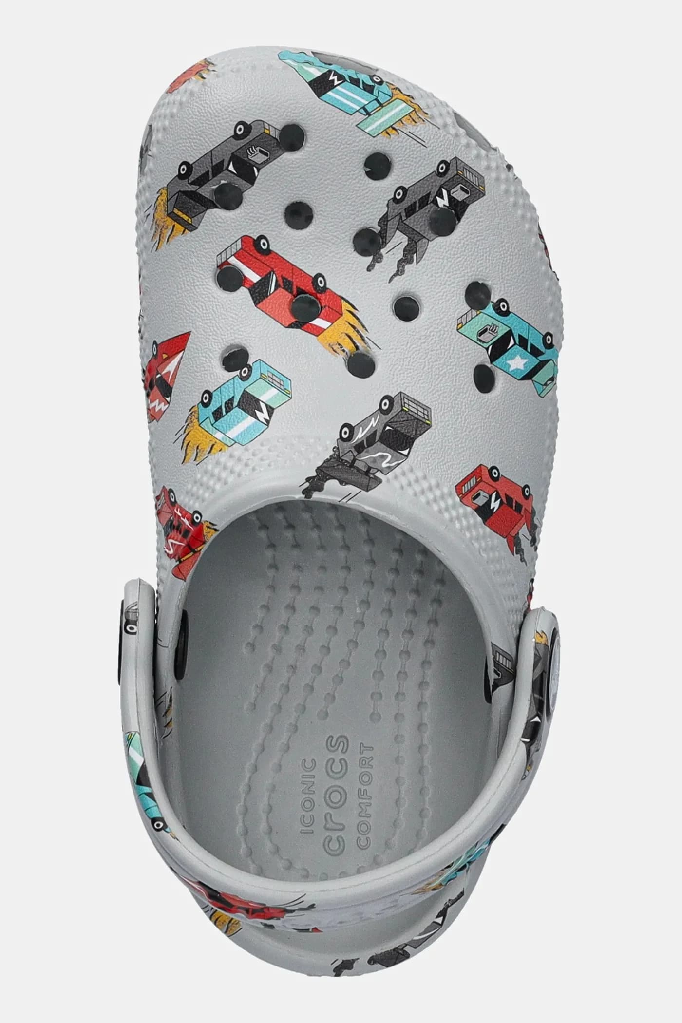 ДЕТСКИЕ шлепанцы CLASSIC RACE CARS С ГРАФИКОЙ CLOG - фото 4