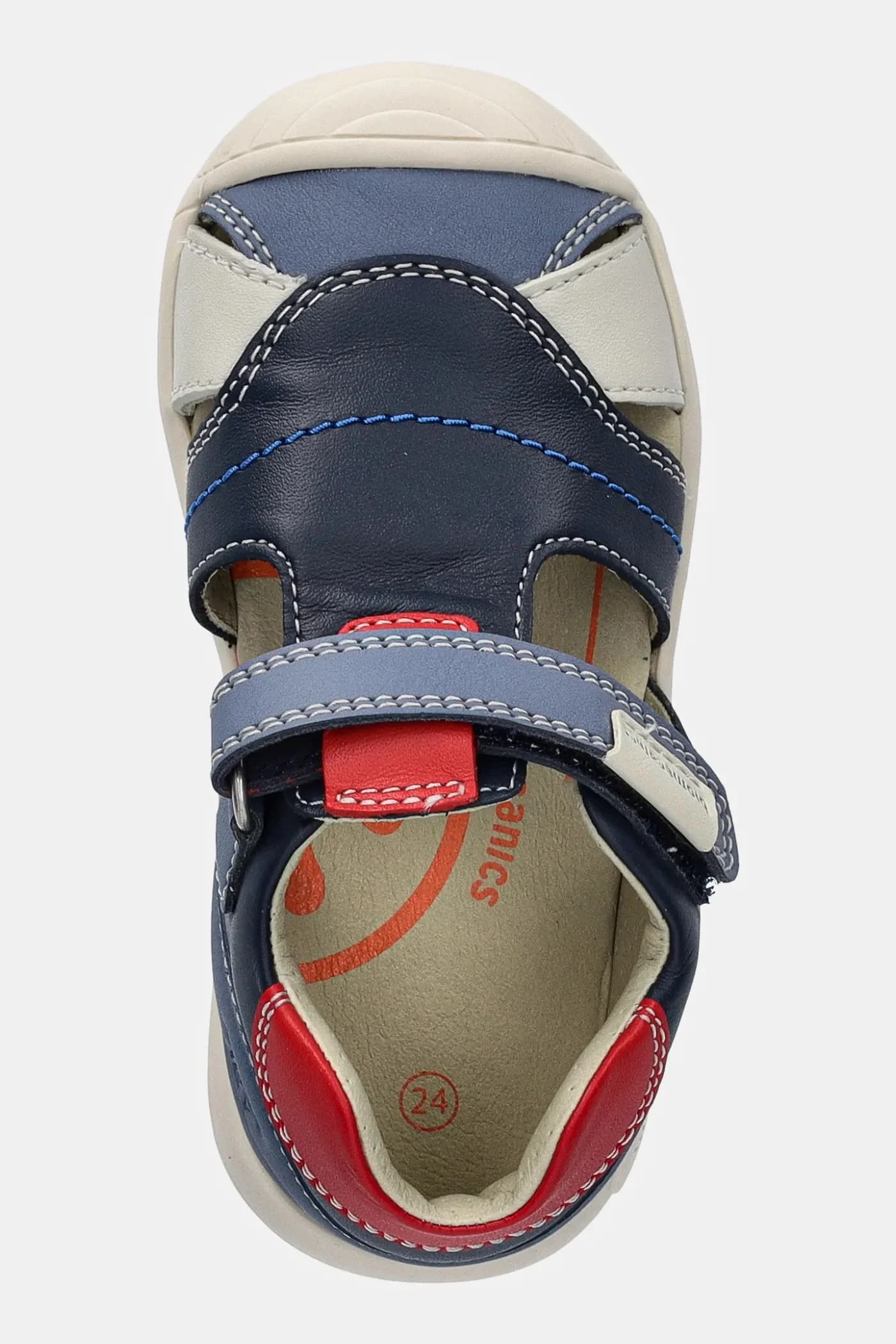 Детские кожаные сандалии - фото 4