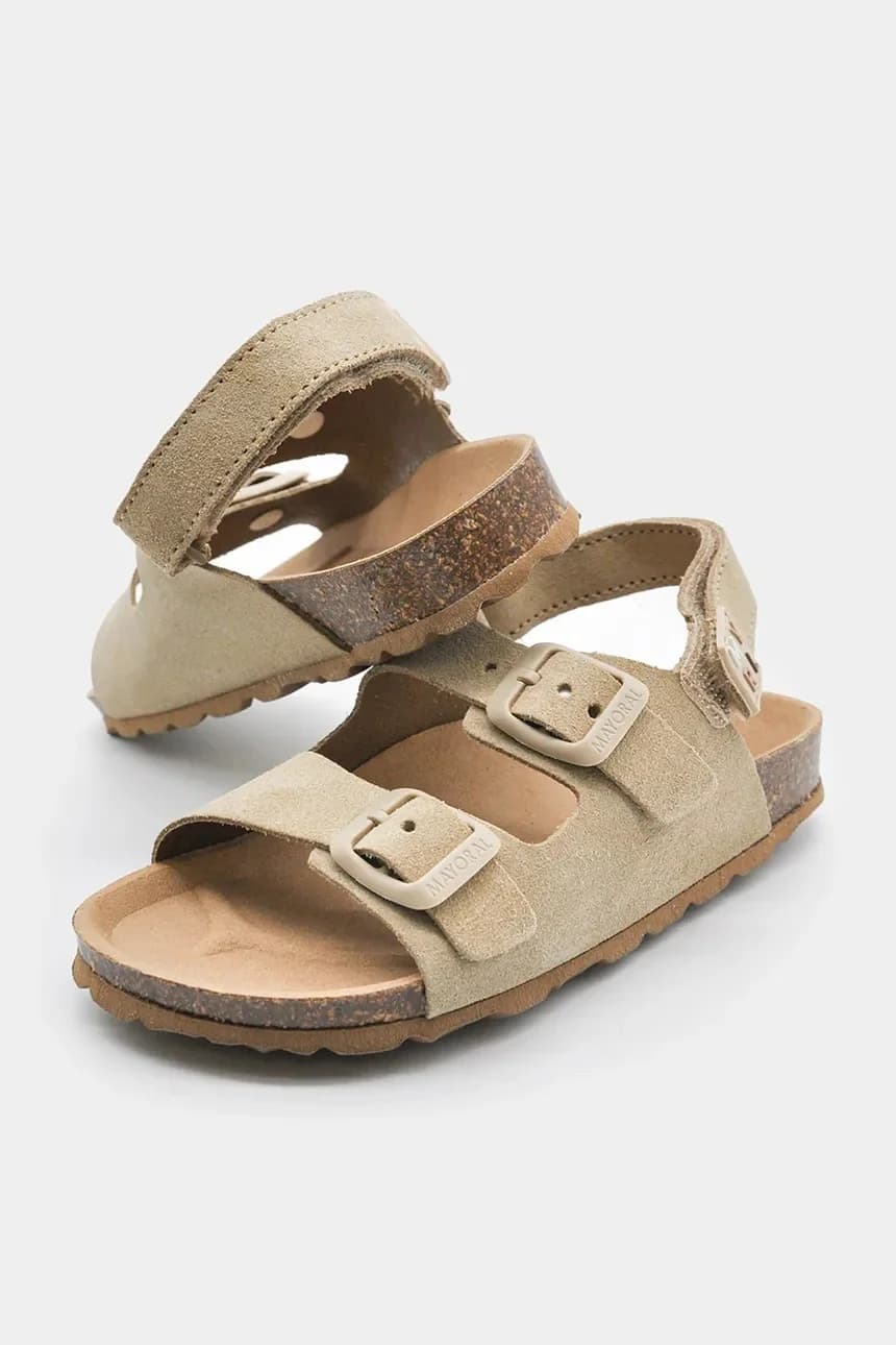 Детские замшевые сандалии - фото 2