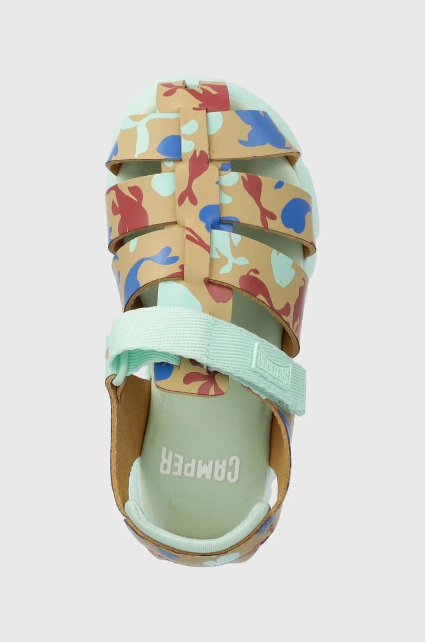 Детские кожаные сандалии - фото 4