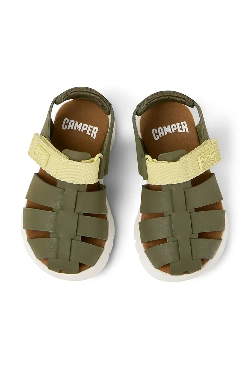 Детские кожаные сандалии - фото 4