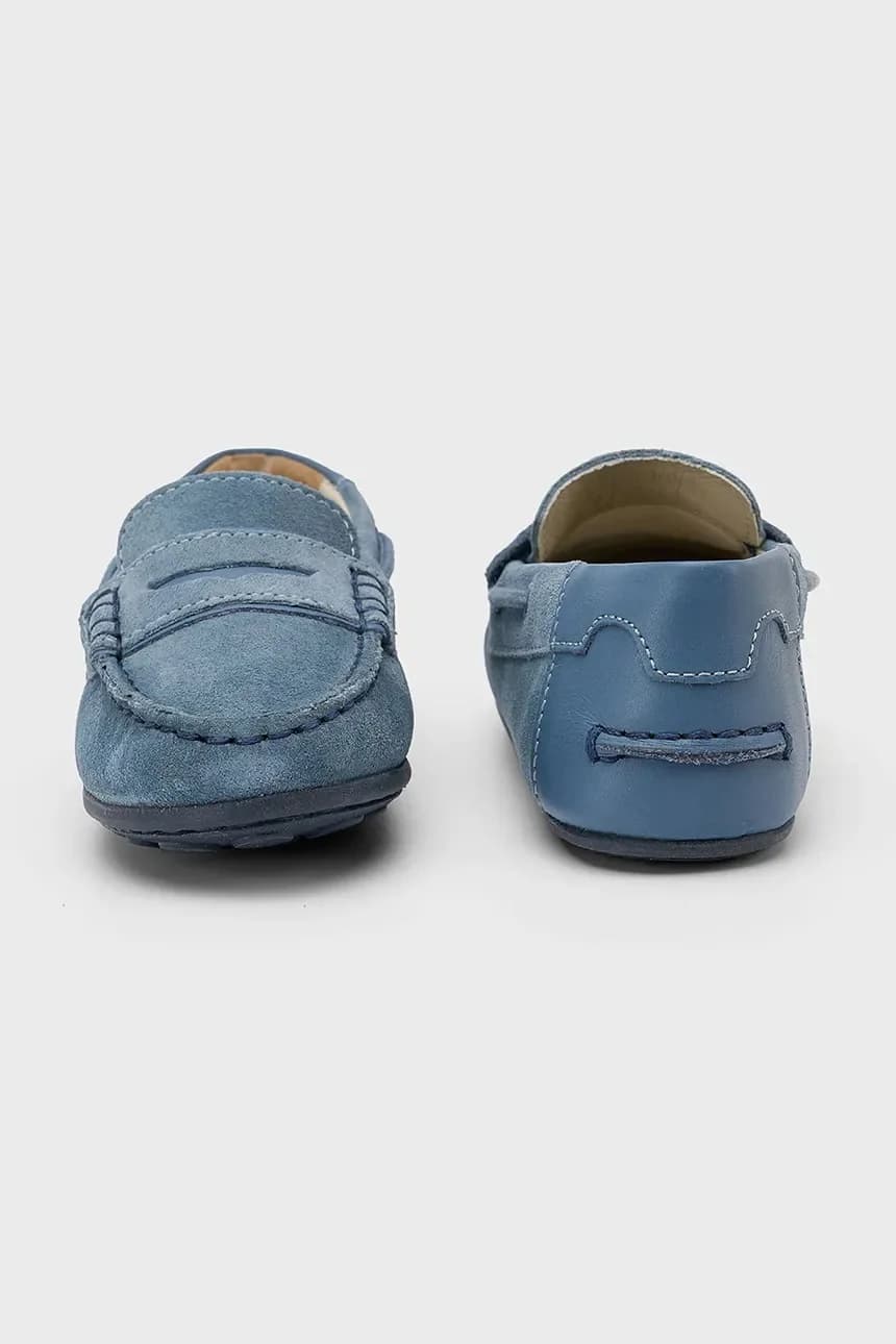 Детские замшевые мокасины - фото 2