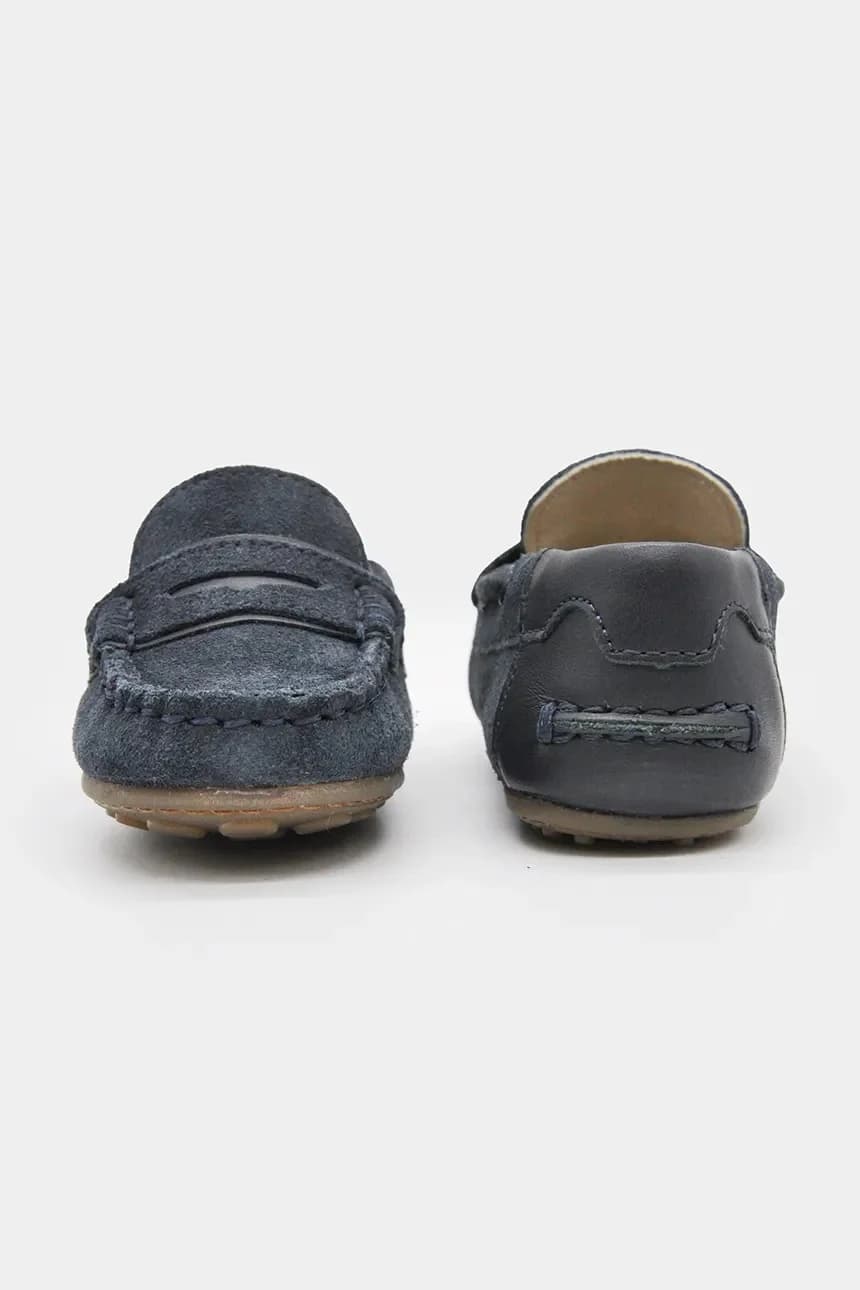 Детские замшевые мокасины - фото 2