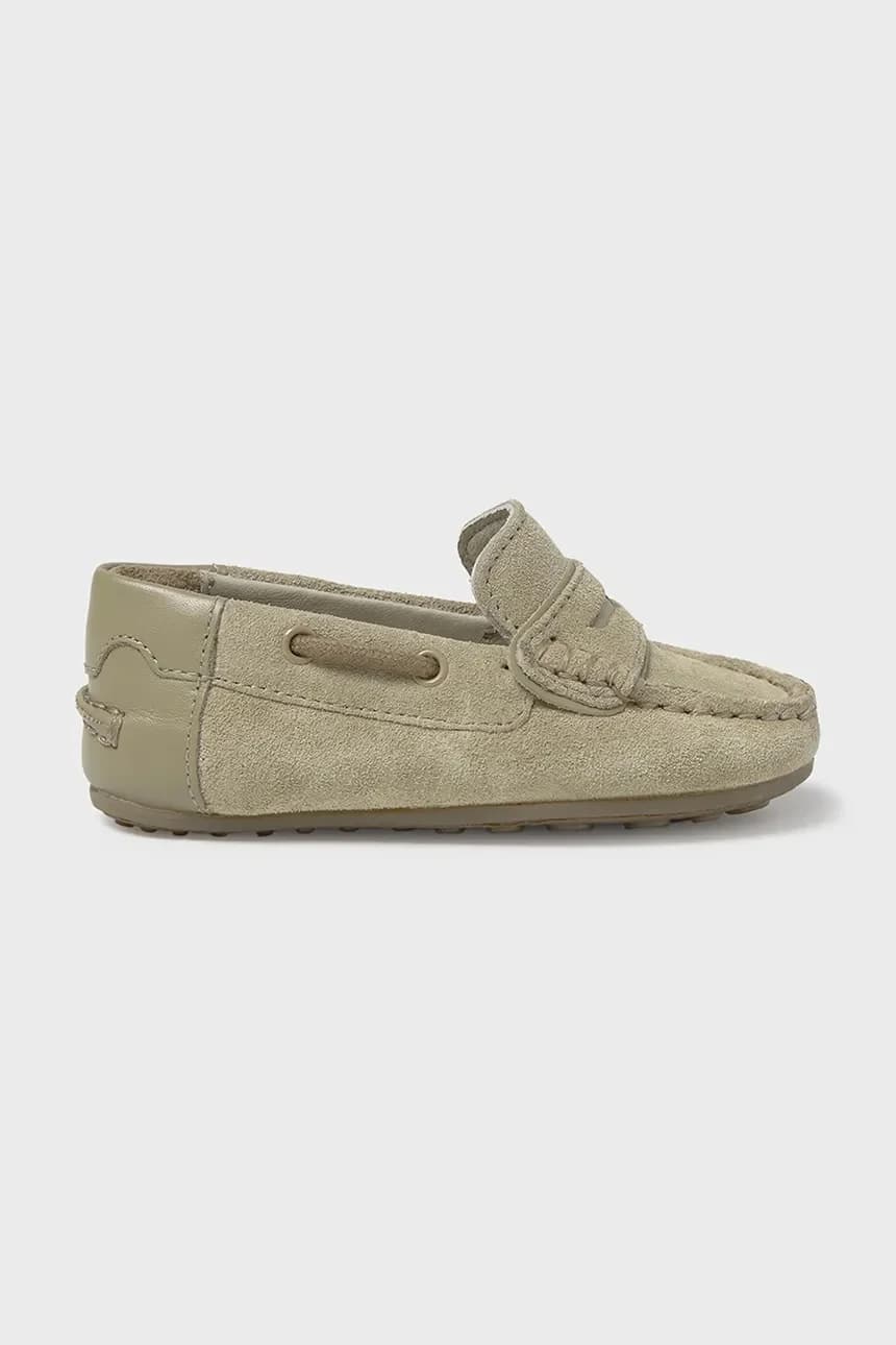 Детские замшевые мокасины - фото 2