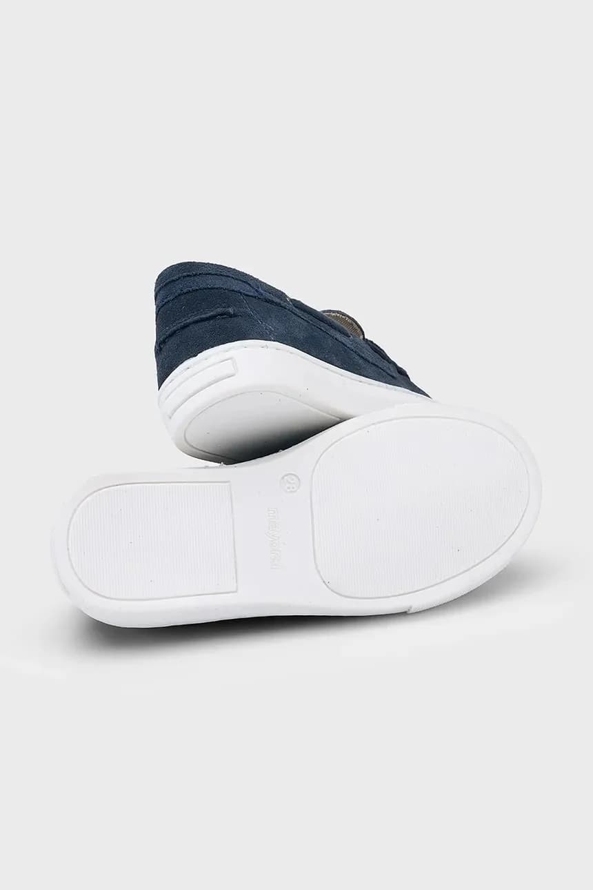 Детские замшевые мокасины - фото 4