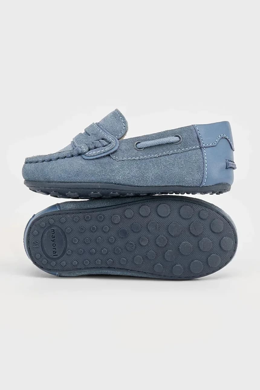 Детские замшевые мокасины - фото 3