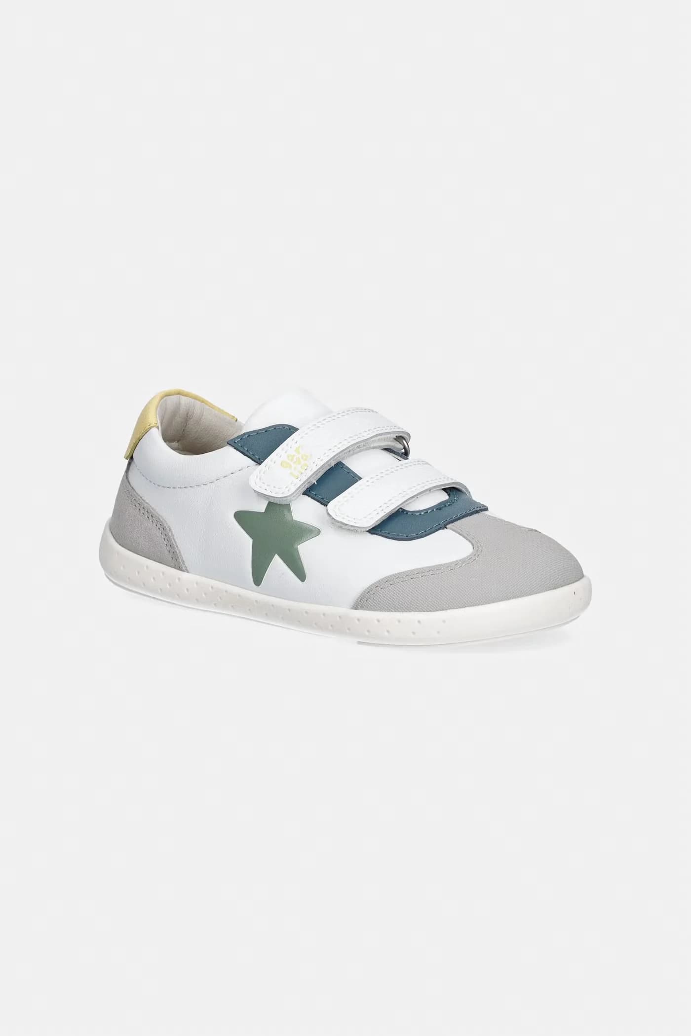 Детские кожаные кроссовки