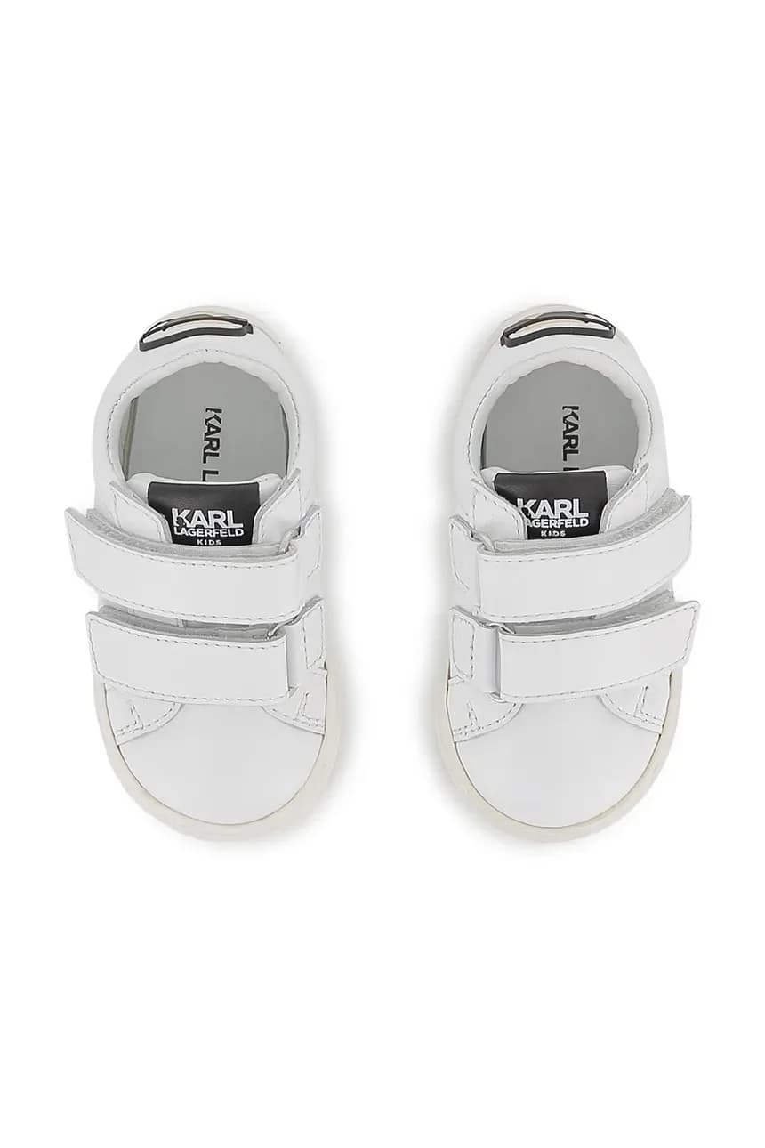 Детские кожаные кроссовки - фото 4