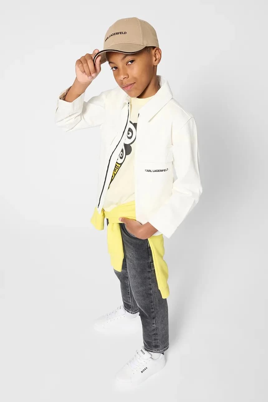 Детские кожаные кроссовки - фото 8