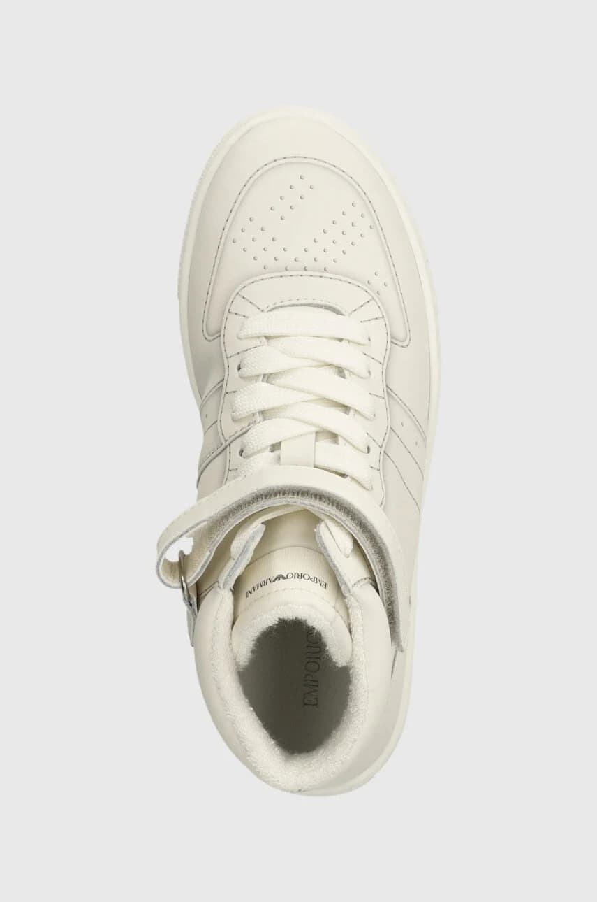 Детские кожаные кроссовки - фото 4