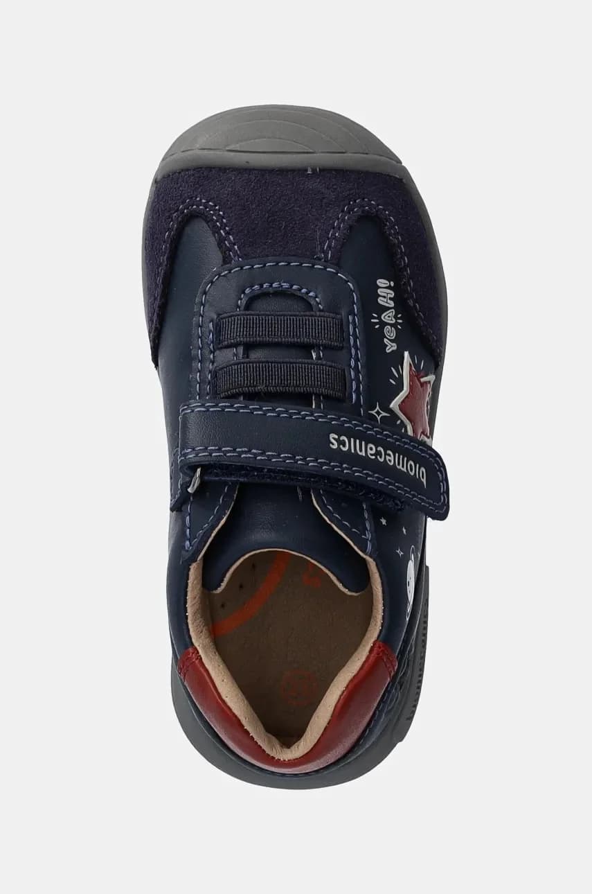 Детские кожаные кроссовки - фото 4