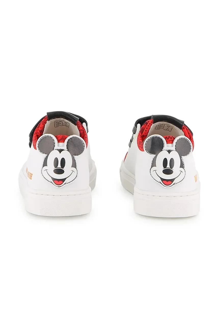 Детские кожаные кроссовки - фото 3