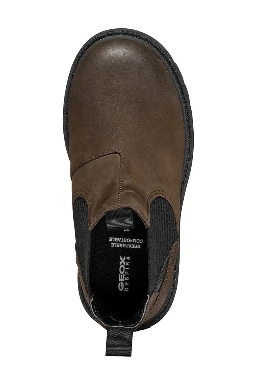 Детские замшевые ботинки челси - фото 5