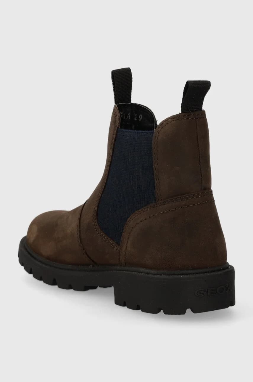 Детские замшевые ботинки челси - фото 3