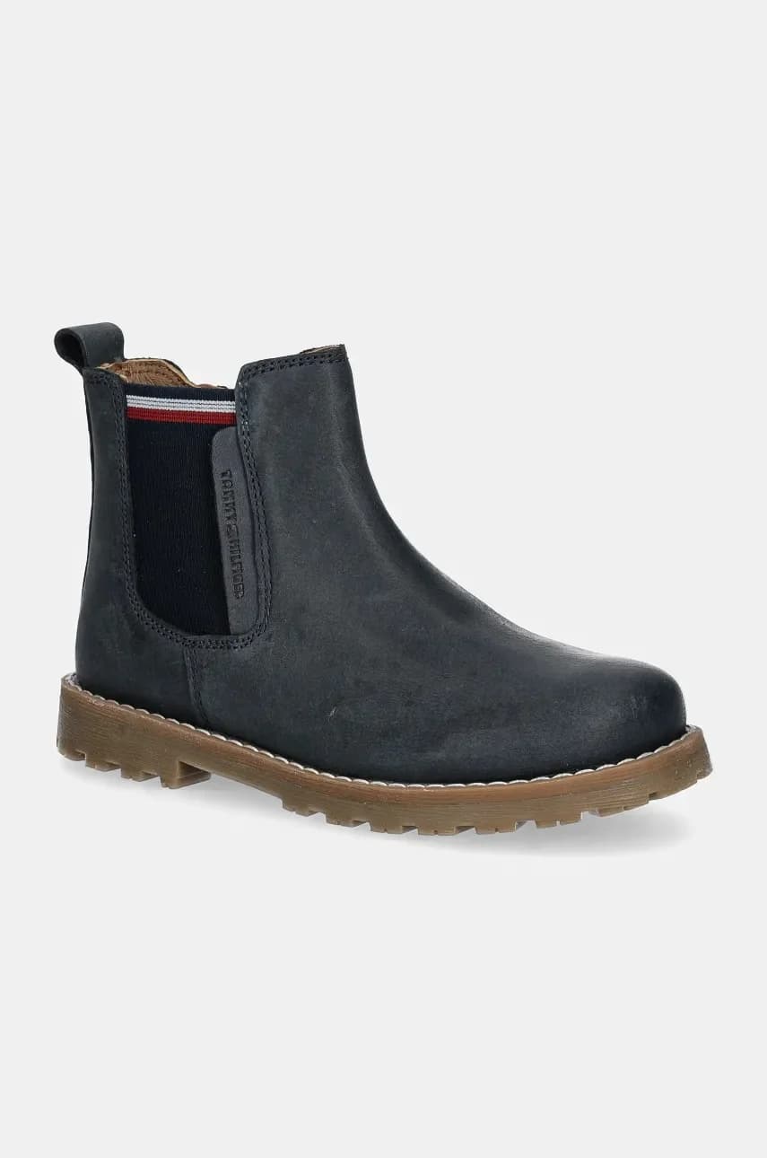 Детская кожаная зимняя обувь