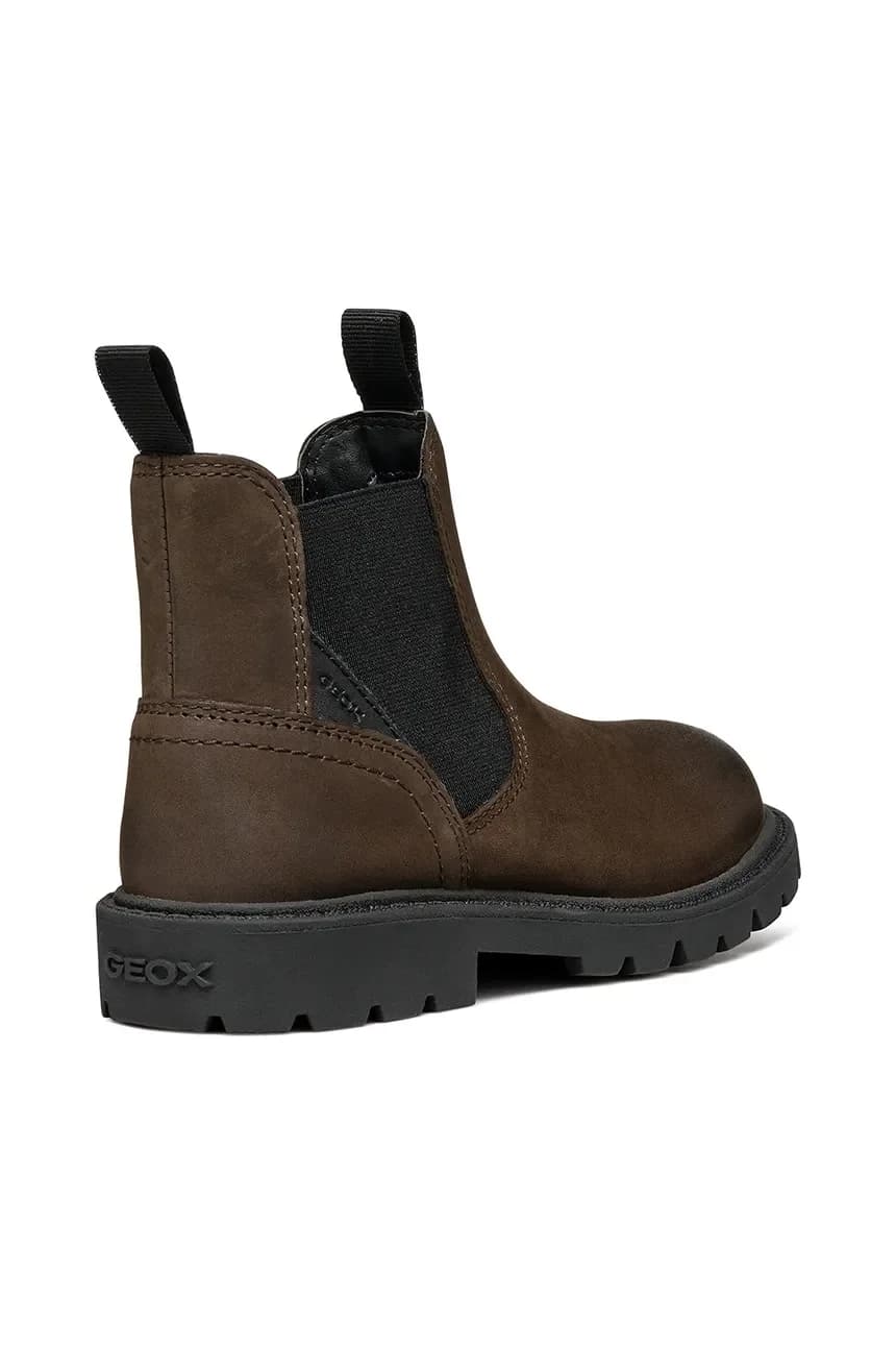 Детские замшевые ботинки челси - фото 3