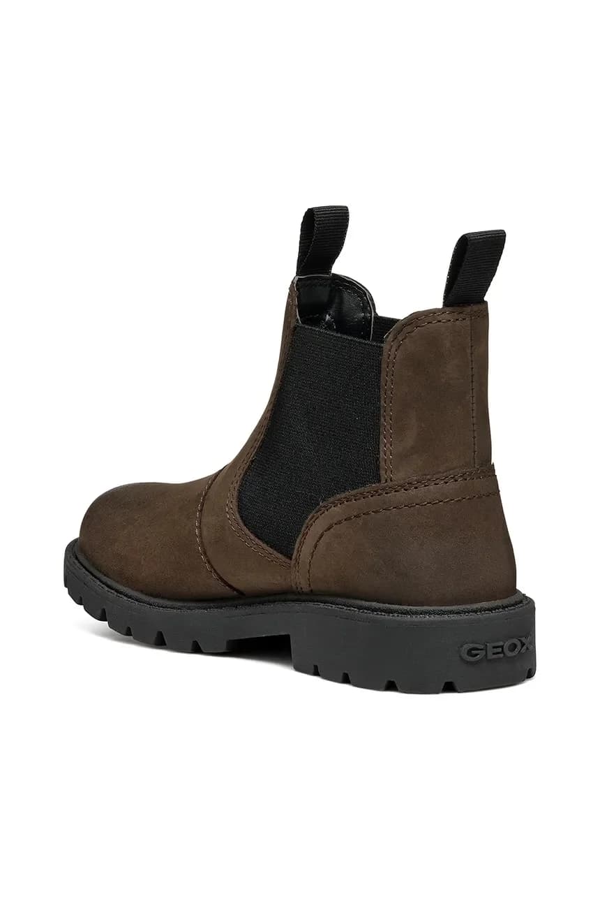 Детские замшевые ботинки челси - фото 4