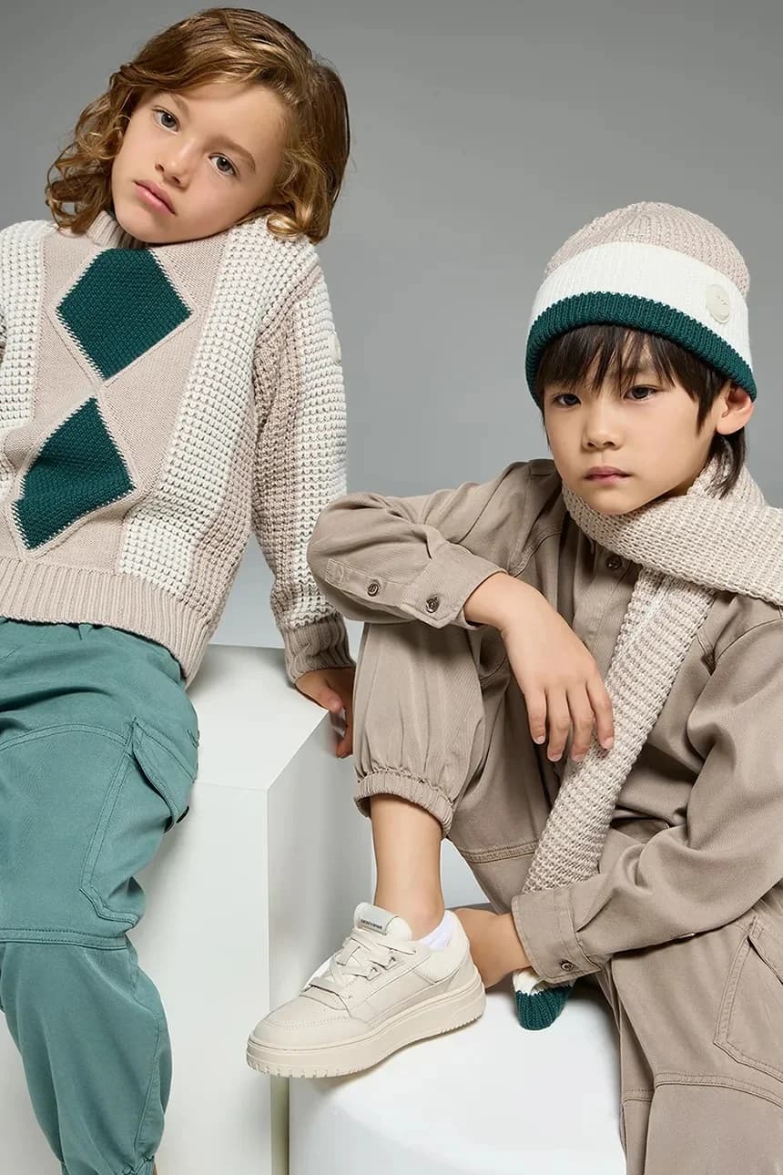 Детская шапка из смесовой шерсти - фото 8