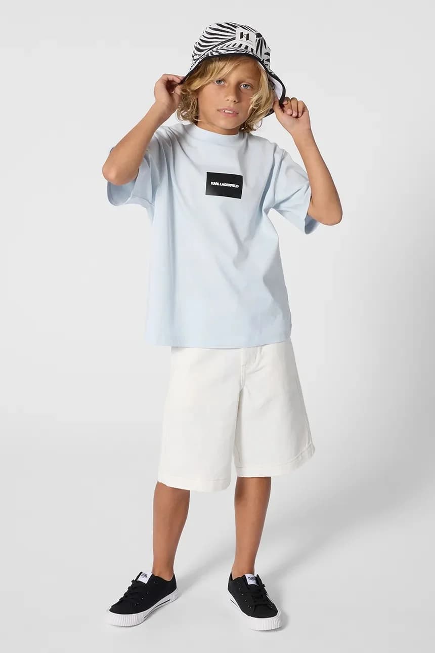 Детская двусторонняя шапка из хлопка. - фото 6