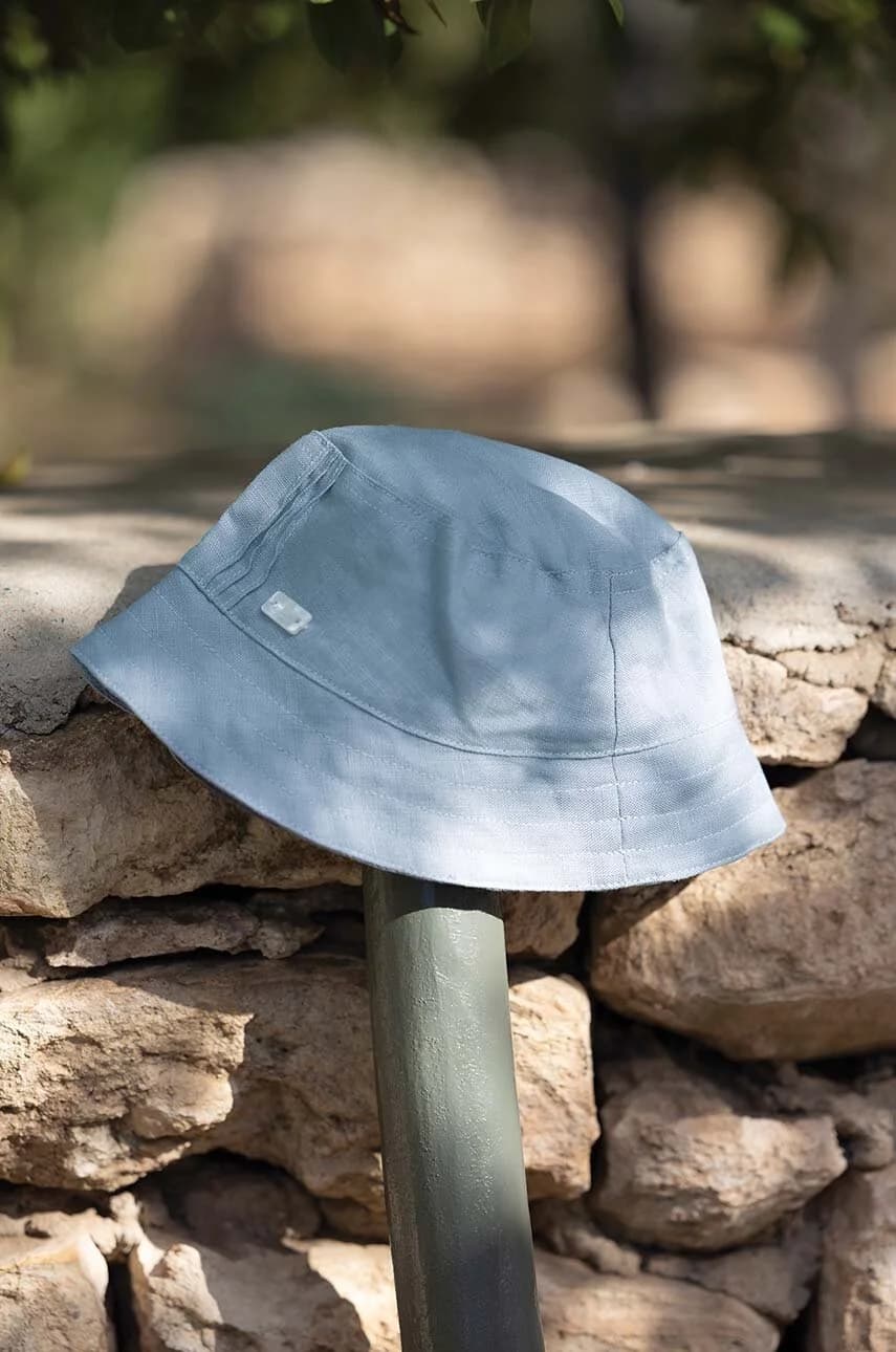 Детская льняная шапочка - фото 3