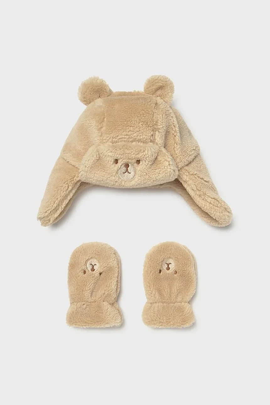 Детская шапочка и перчатки