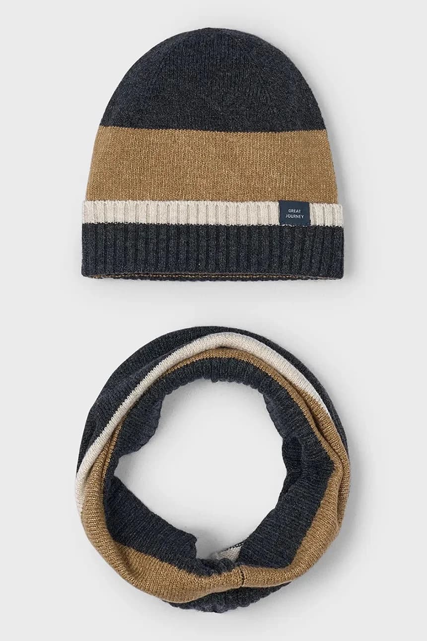 Детская шапочка и шарф - фото 2