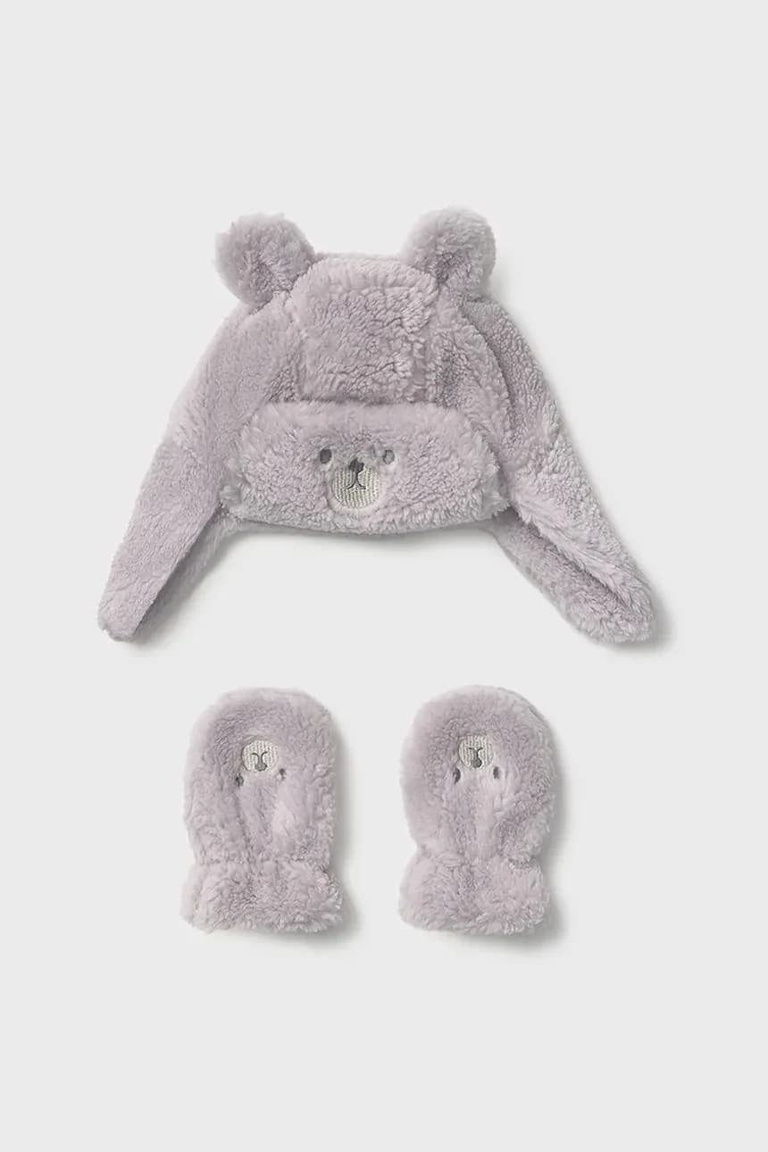 Детская шапочка и перчатки