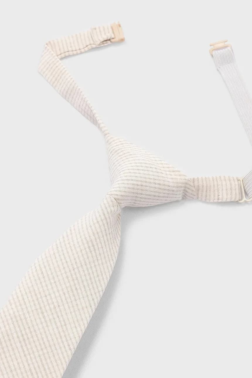 Детский галстук из смесового льна - фото 2