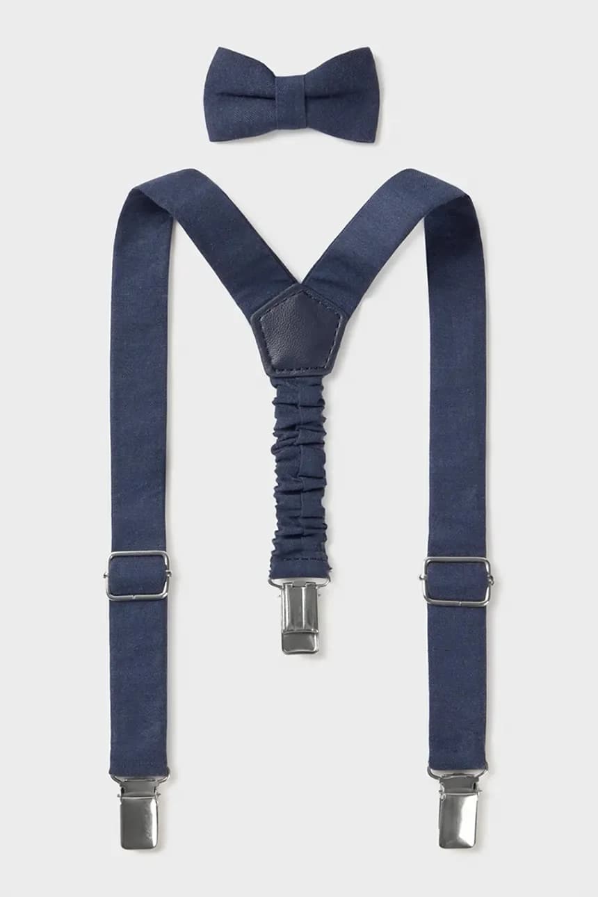 Детские подтяжки и галстук-бабочка