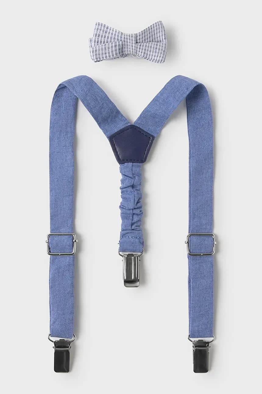 Детские подтяжки и галстук-бабочка