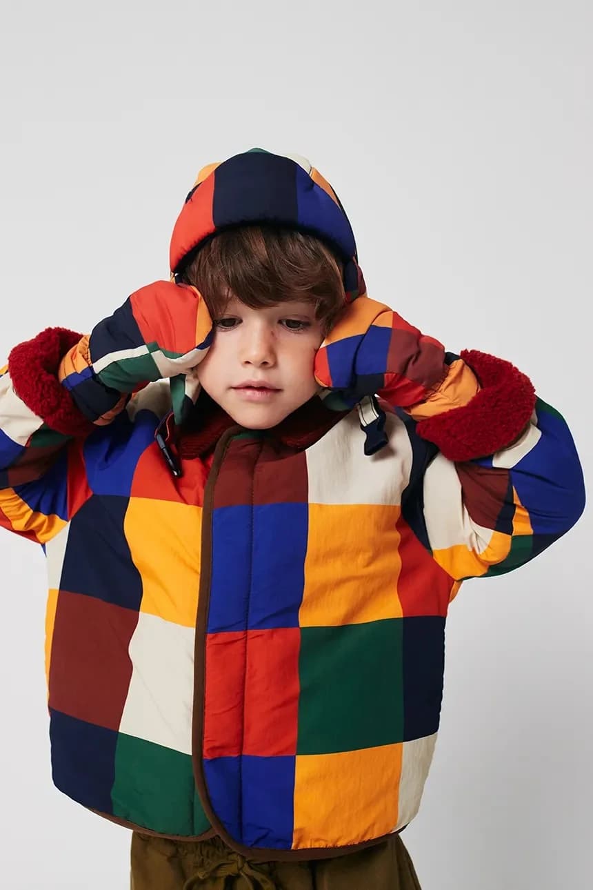 Детские перчатки Multicolor Tiles