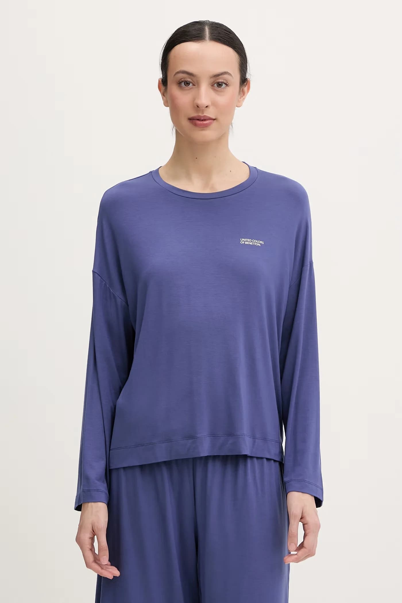 Женская длинная пижама с модалом