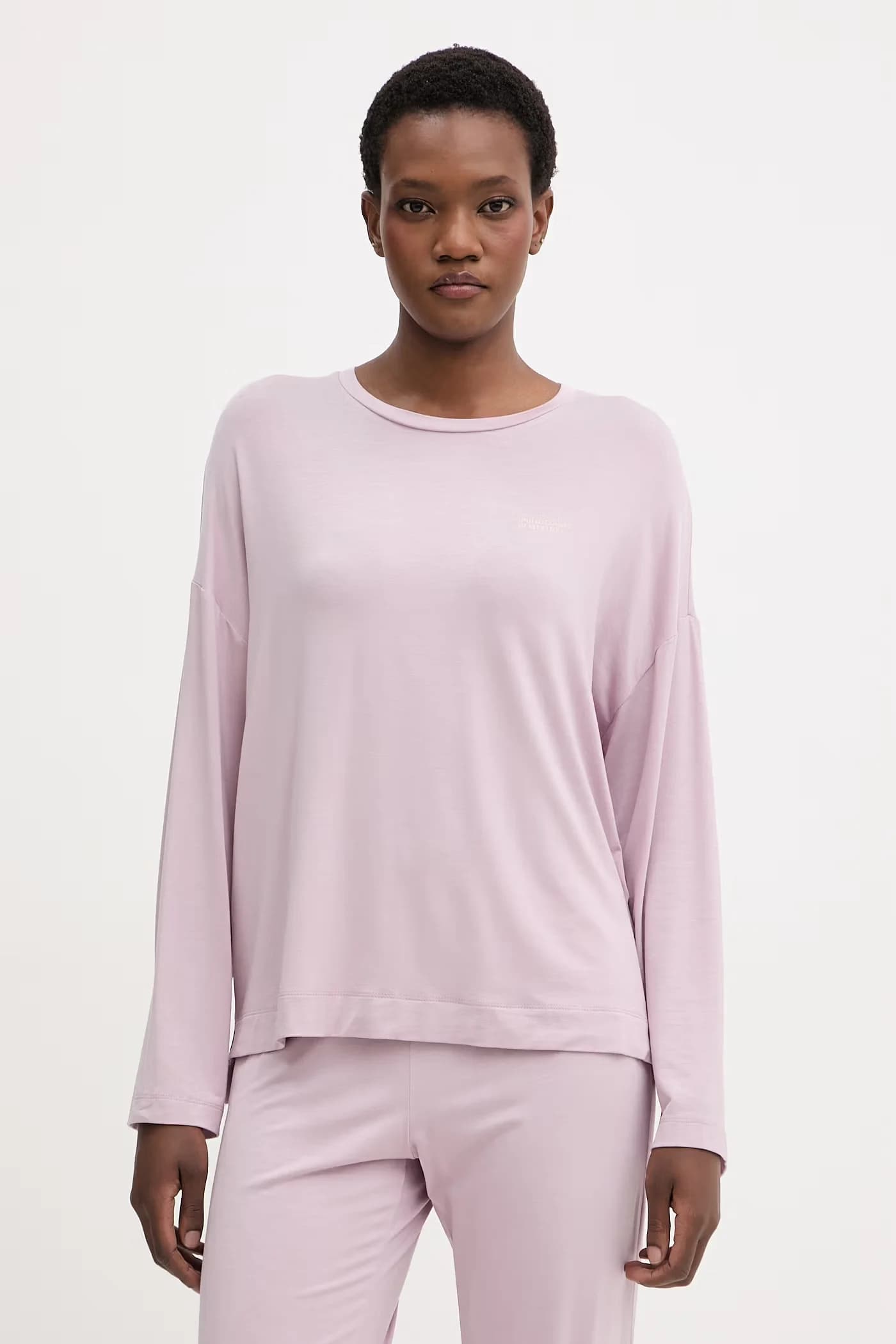 Женская пижама с длинными рукавами и модалом