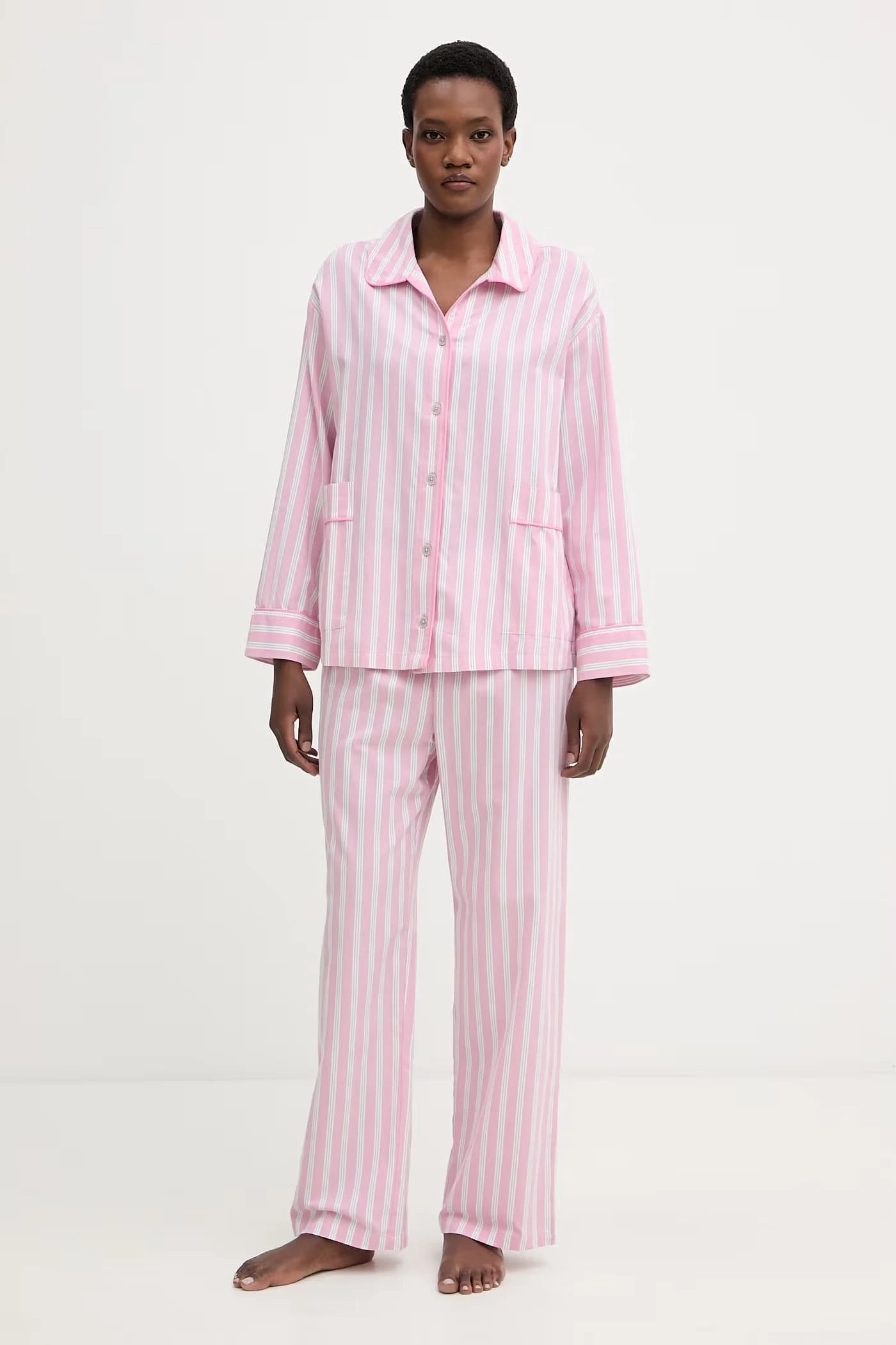 Женская хлопковая пижама-двойка.