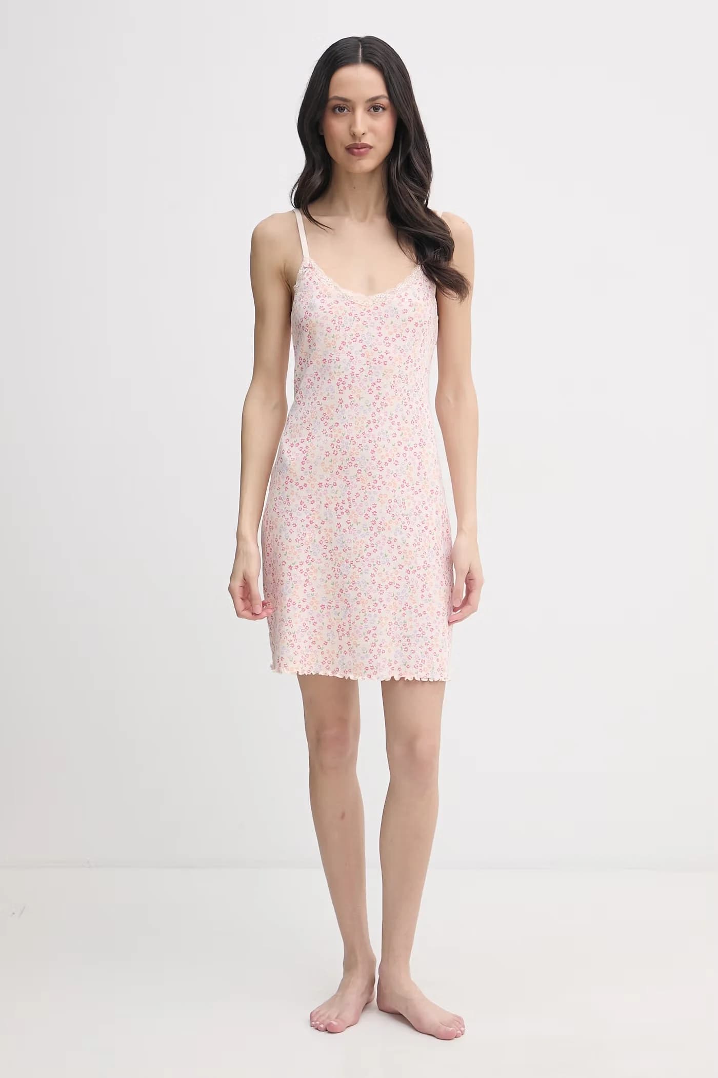 Женская хлопковая ночная рубашка - фото 2