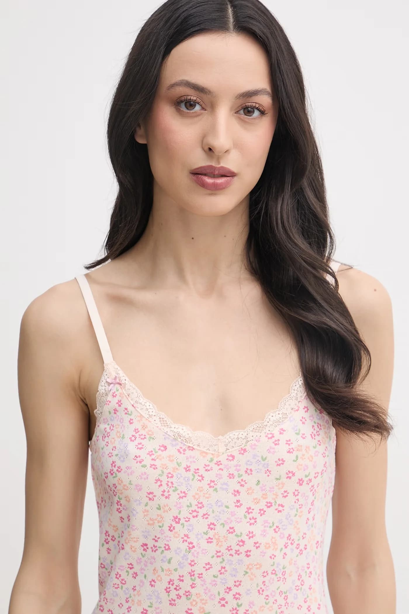 Женская хлопковая ночная рубашка - фото 4