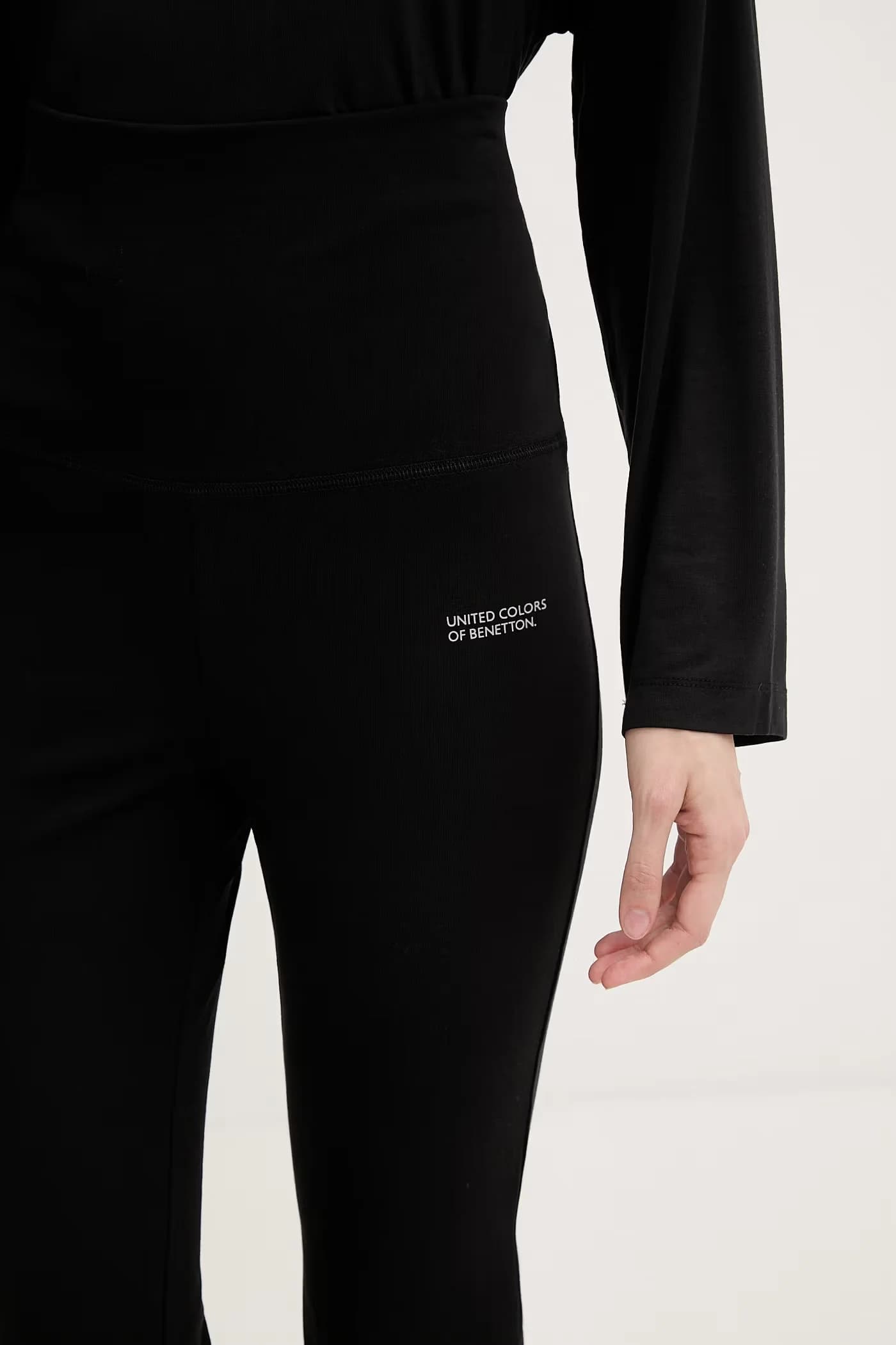 Женские пижамные брюки из хлопка с эластаном - фото 4