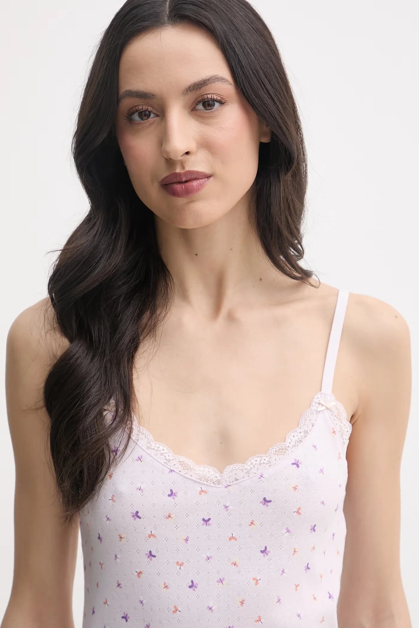 Женская хлопковая ночная рубашка - фото 4