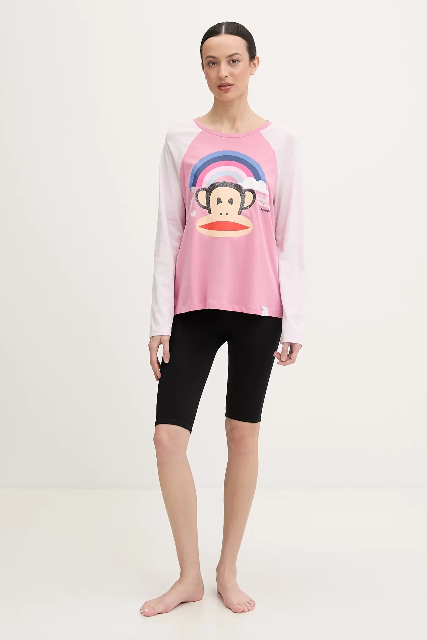 Женская пижама с длинными рукавами из вискозы. - фото 2