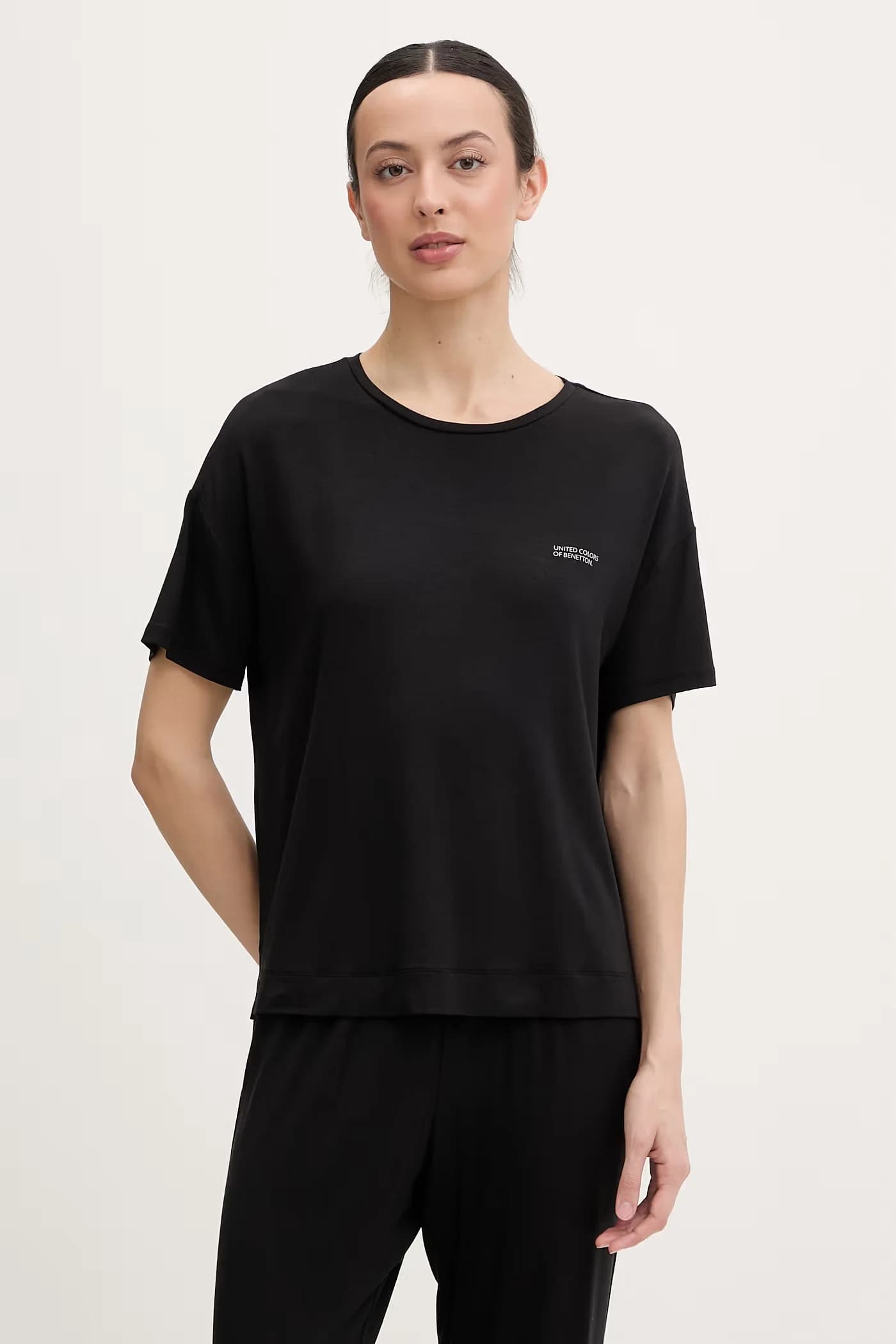 Женская пижамная футболка с модалом