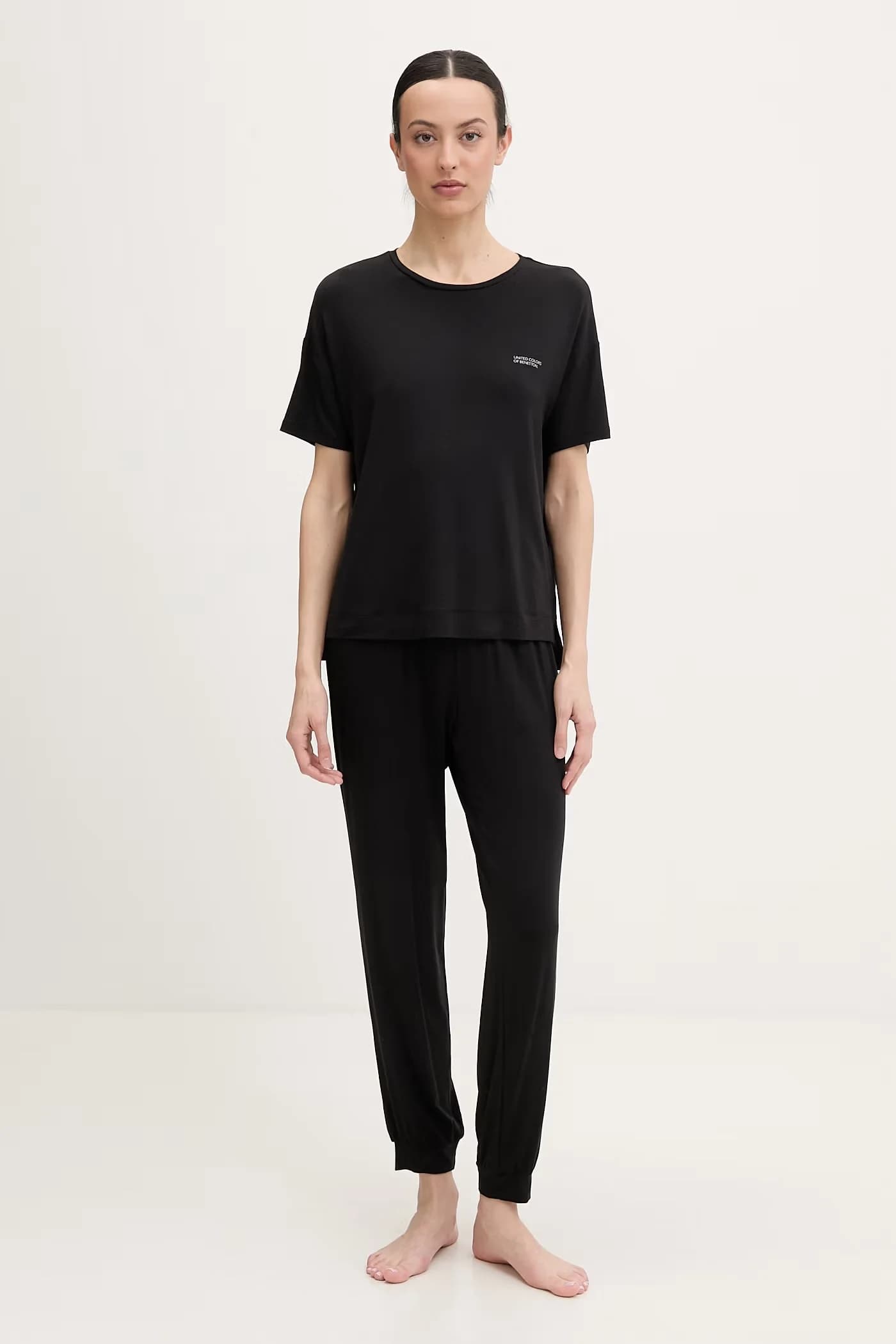 Женская пижамная футболка с модалом - фото 2