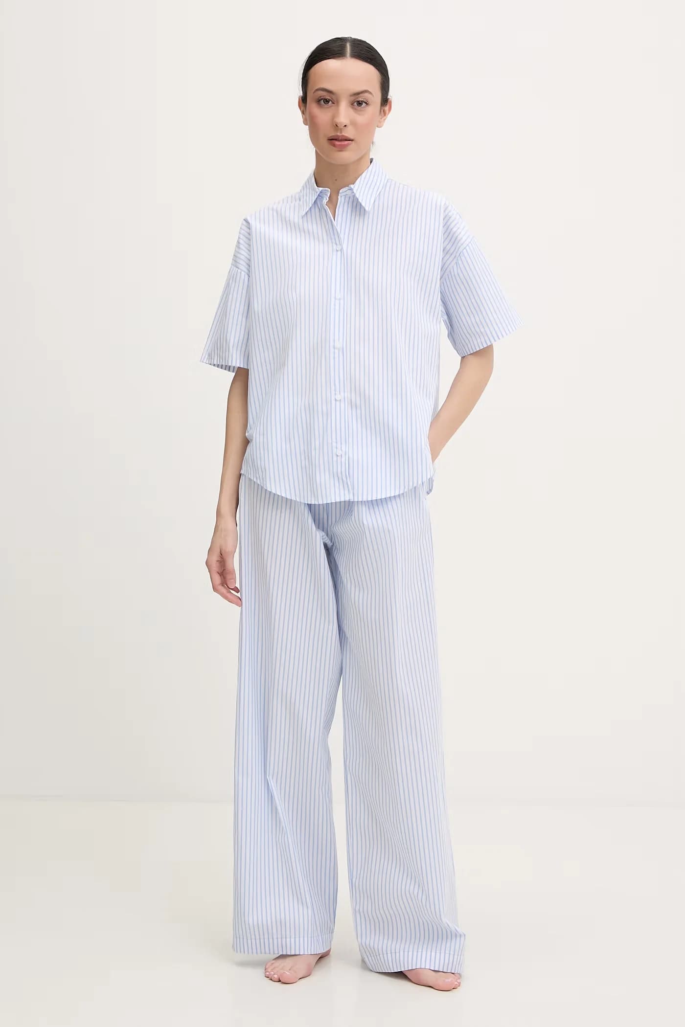 Женские хлопковые пижамные штаны - фото 2