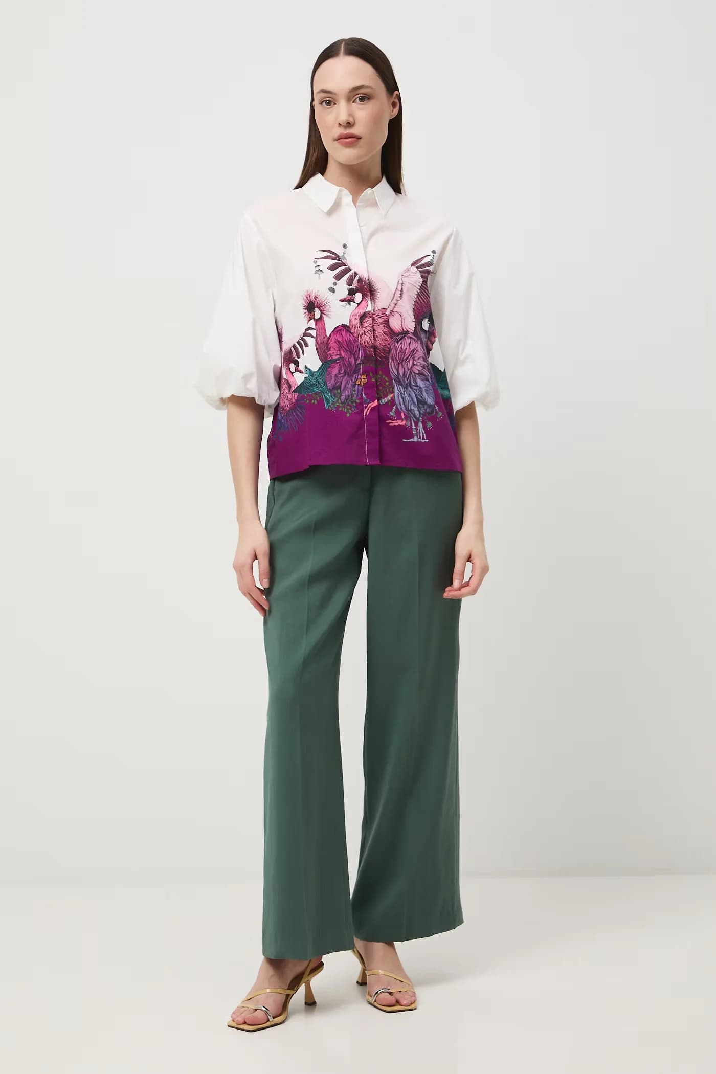 Женская хлопковая блузка - фото 3