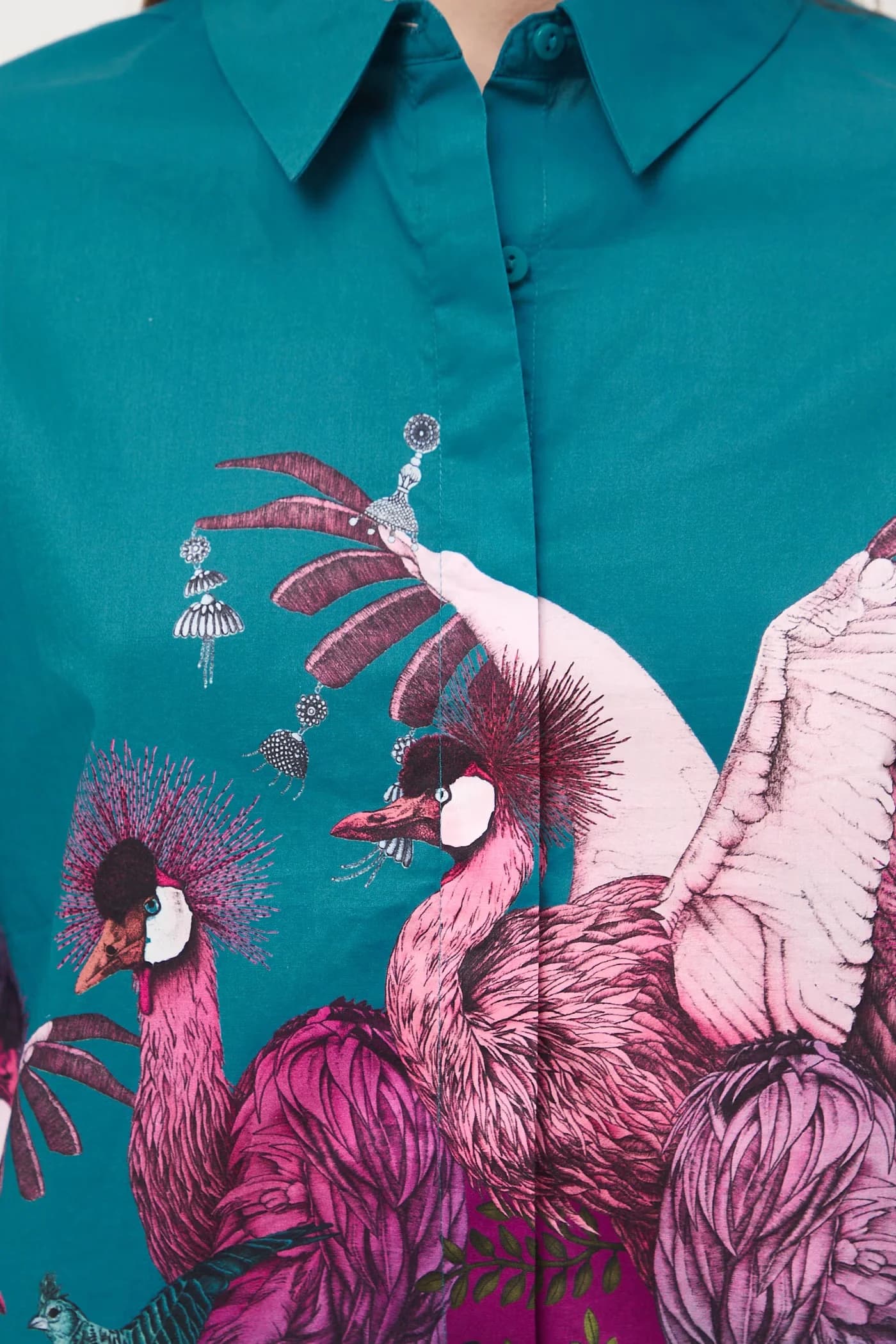 Женская хлопковая блузка - фото 6