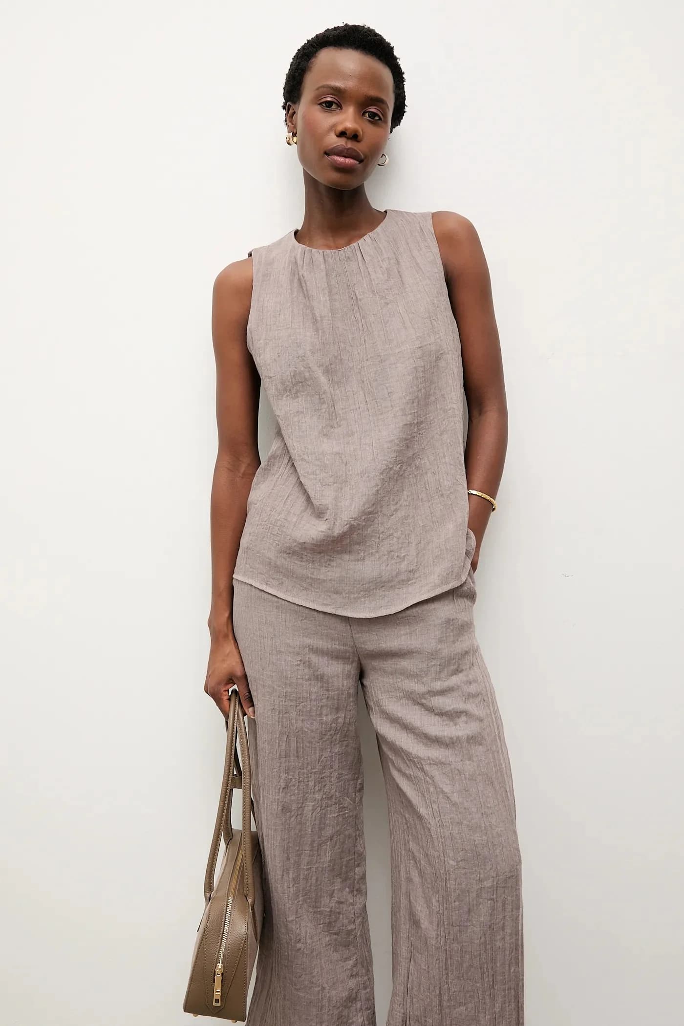 Льняная блузка